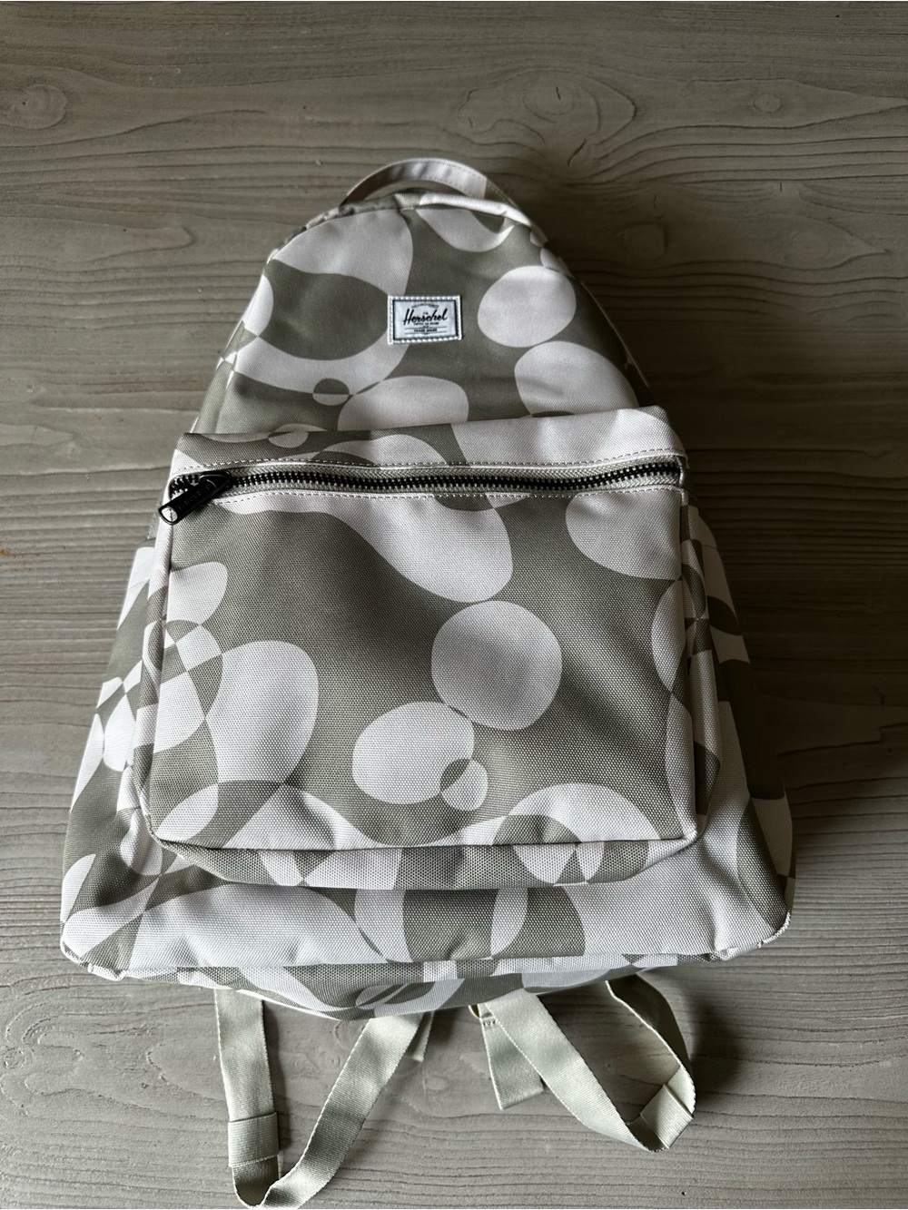 HERSCHEL - Olive & White Patterned Backpack